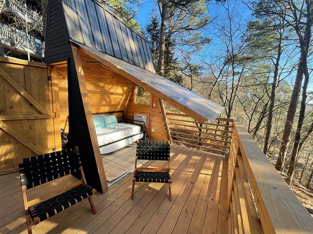 Loblolly Pines Adventure Aframe #1 Villa Eureka Springs Bagian luar foto