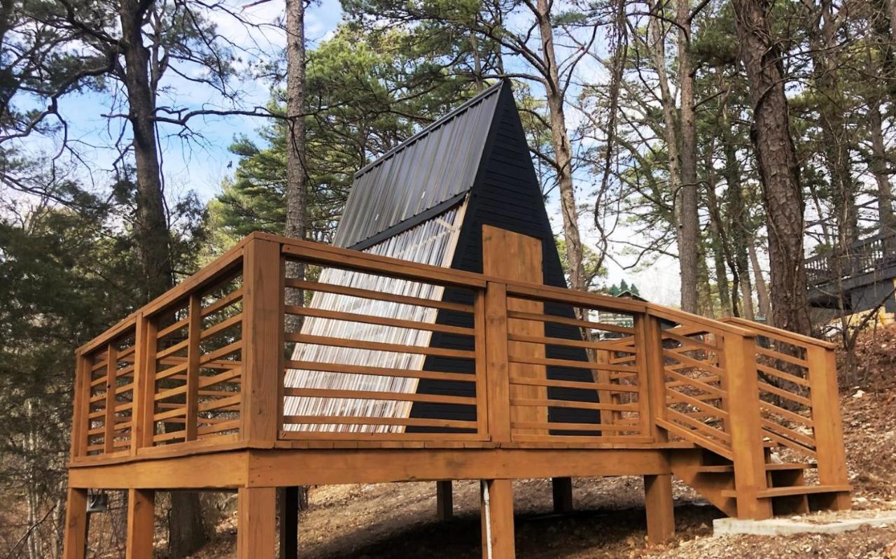 Loblolly Pines Adventure Aframe #1 Villa Eureka Springs Bagian luar foto