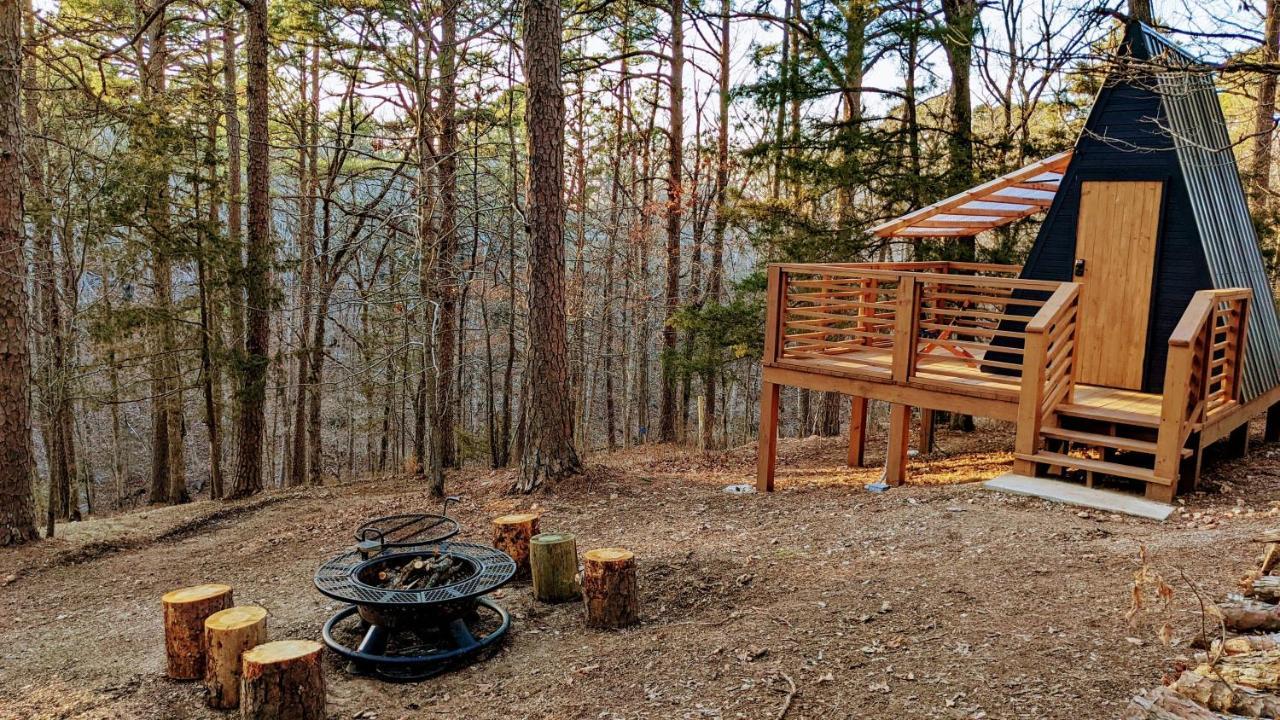 Loblolly Pines Adventure Aframe #1 Villa Eureka Springs Bagian luar foto